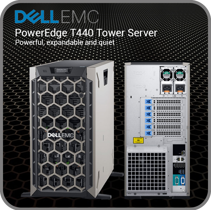 Dell emc poweredge t440 tower server skywardtel