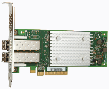 Двухпортовый адаптер Broadcom 57414, 25 ГБ, SFP28, PCIe