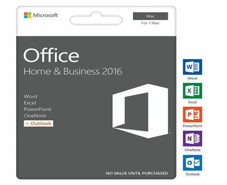 Office 2016 Home and Business Mac Lifetime License