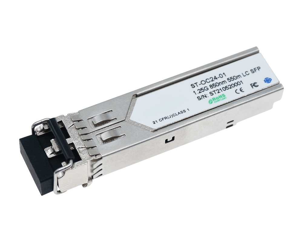 1.25Gbps 850nm 550m compatible SFP Transceiver