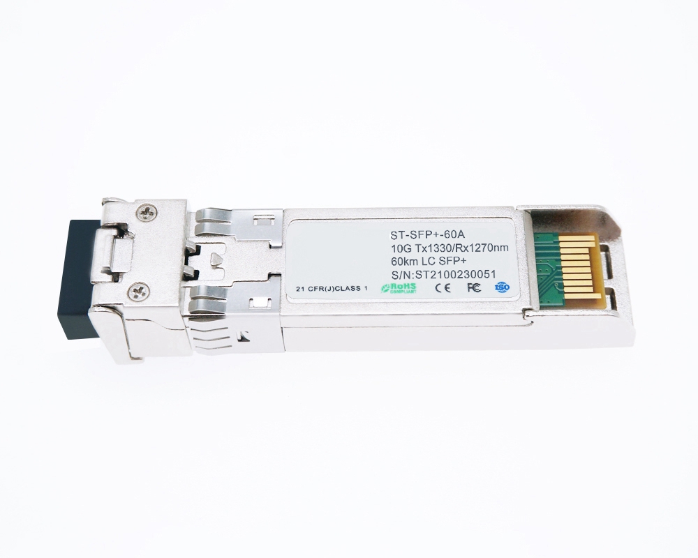 10Gbps BIDI 1270/1330nm 60km LC compatible SFP+ Transceiver