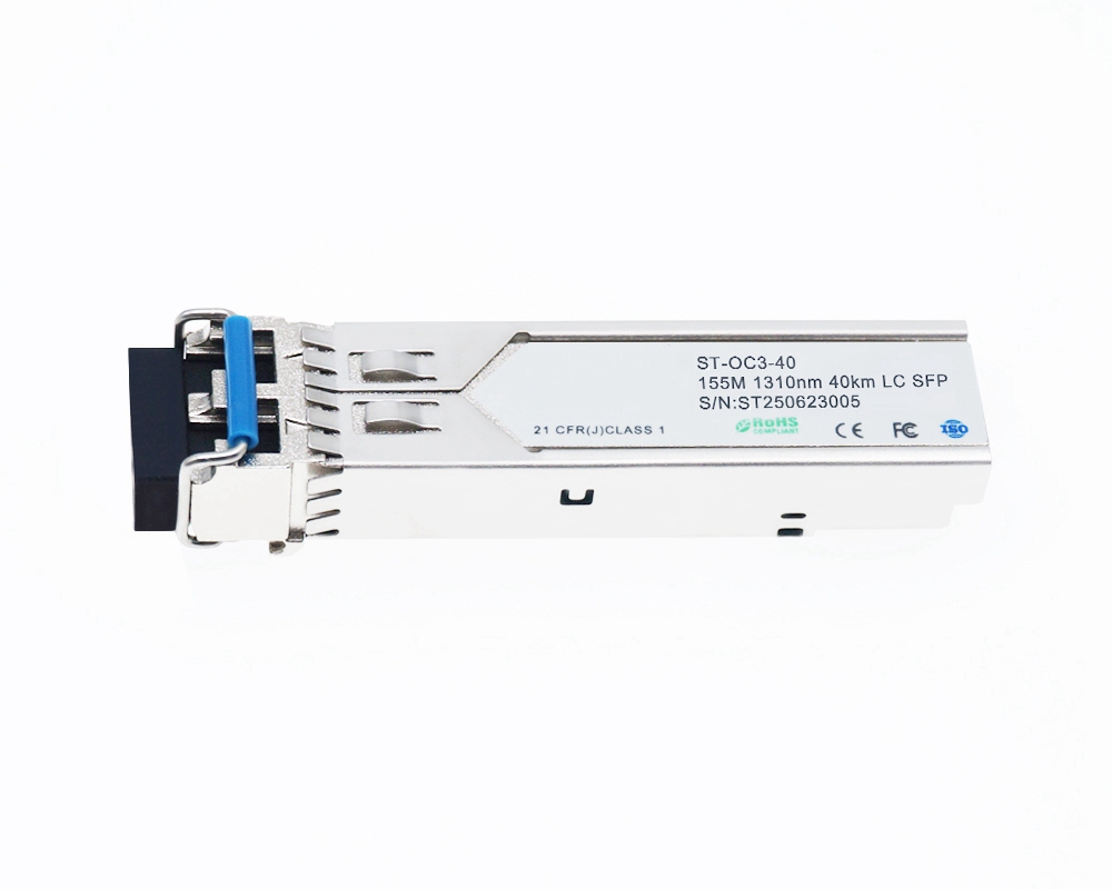 155Mbps 1310nm 40km SFP LC compatible Optical Transceiver