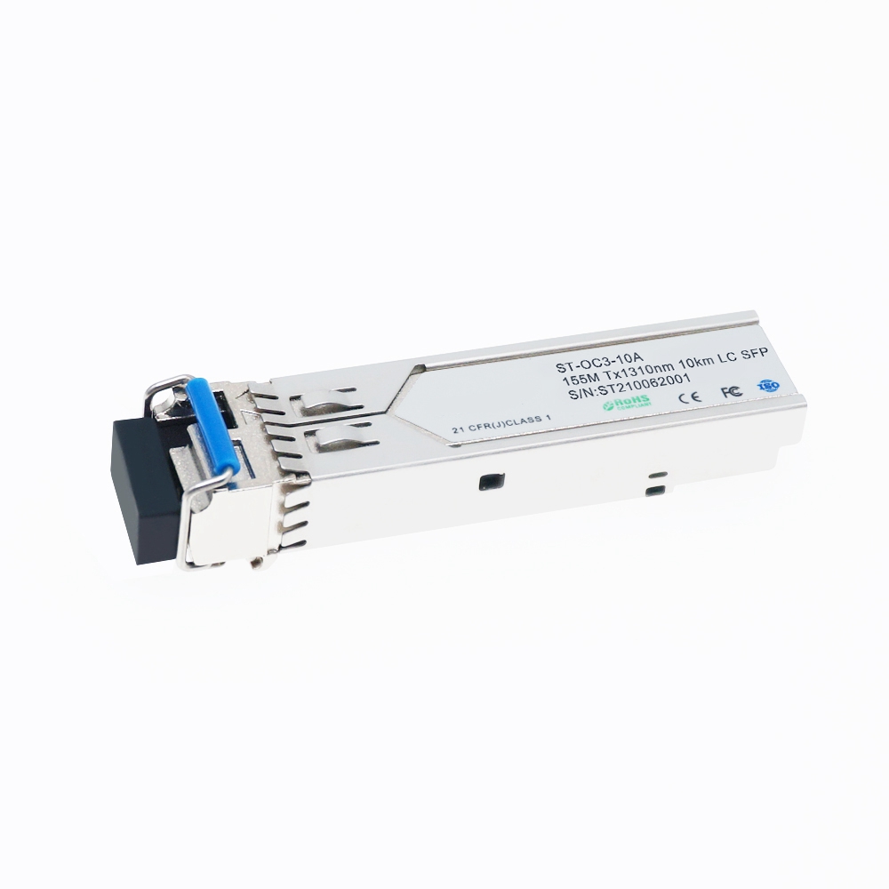 155Mbps BIDI Tx1310/Rx1550nm 10km compatible SFP Transceiver