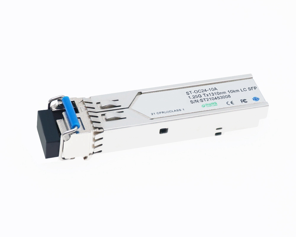 1.25Gbps Tx1310/Rx1550nm 10km Compatible SFP Bi-Directional Transceiver