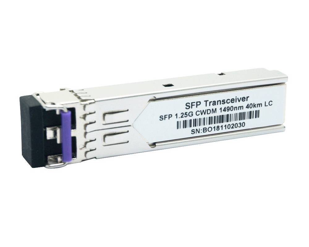 1.25Gbps 40km CWDM compatible SFP Transceiver