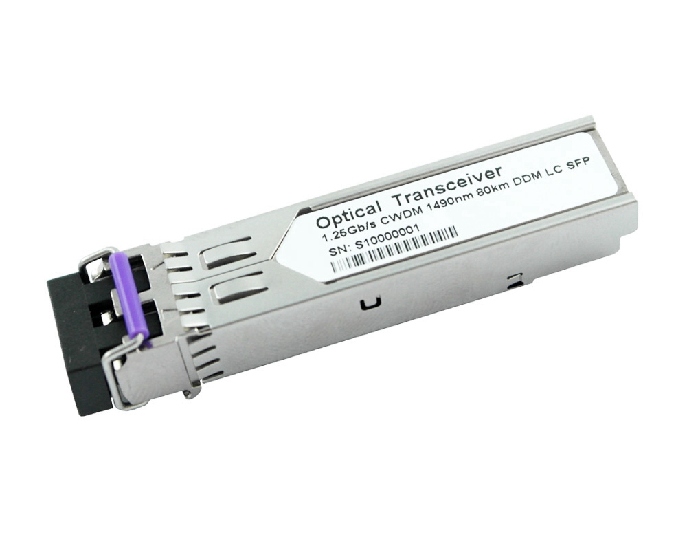1.25Gbps 80km CWDM compatible SFP Transceiver