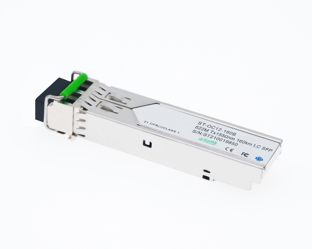 1.25Gbps BIDI Tx1550/Rx1490nm 160km compatible SFP Transceiver