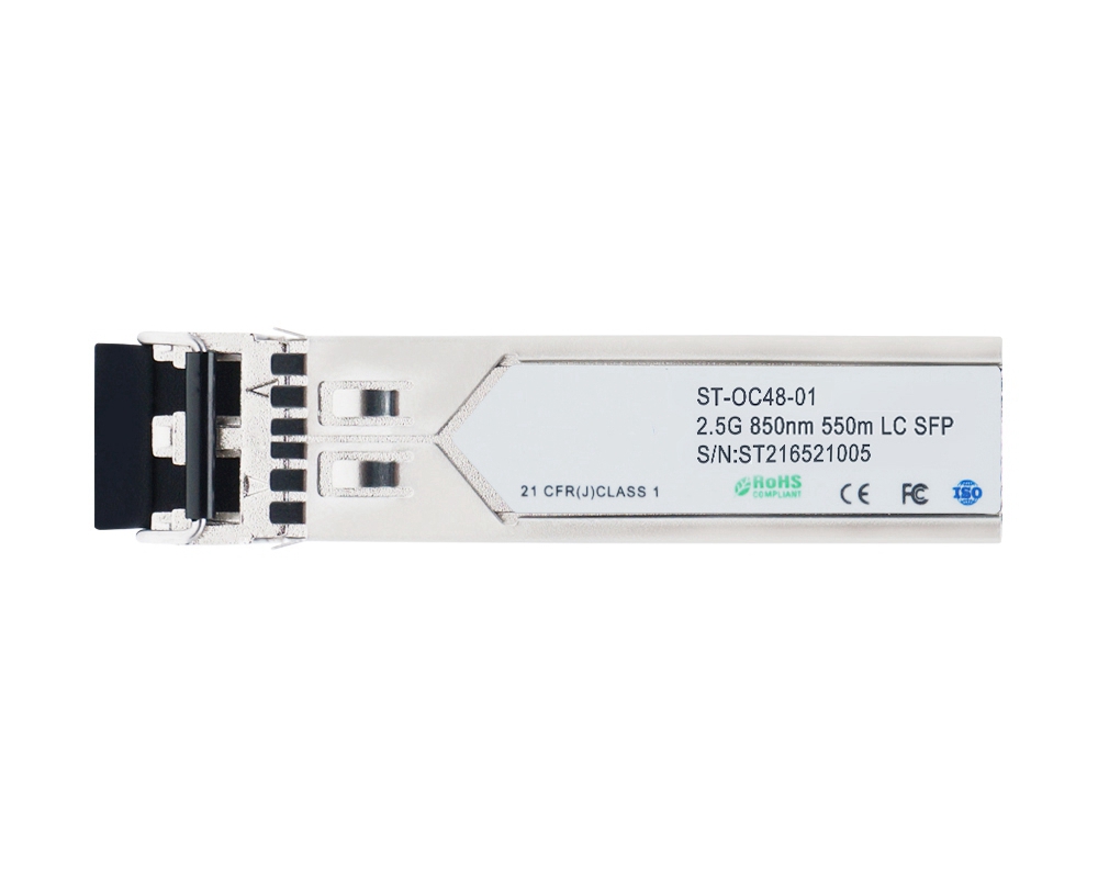 2.5Gbps 550m Reach SFP Compatible Optical Transceiver