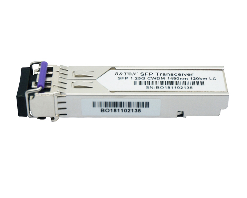 1.25Gbps 120km CWDM compatible SFP Transceiver