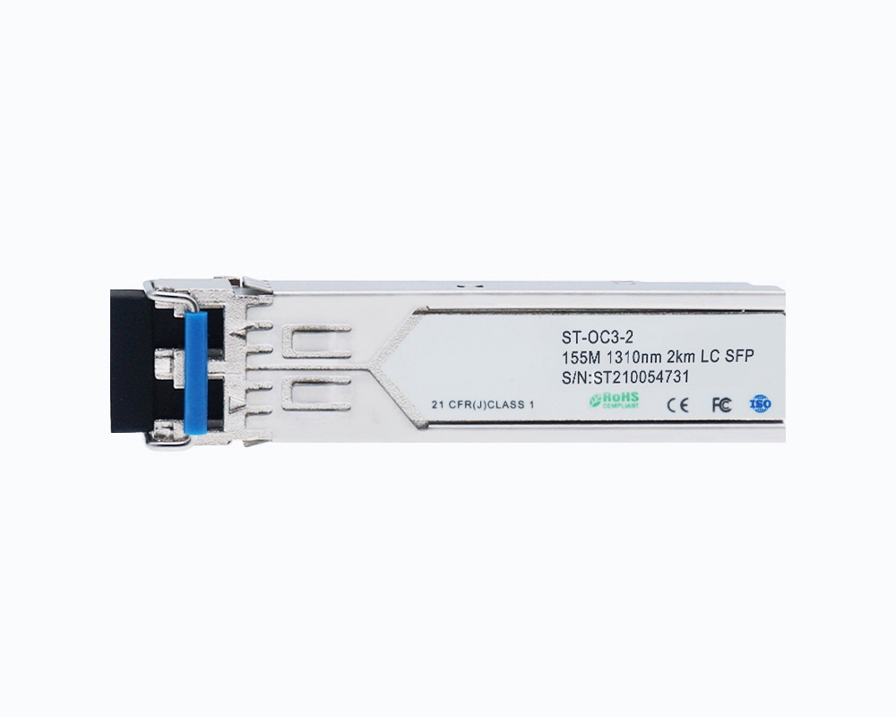 155Mbps 1310nm 2km LC SFP Optical Compatible Transceiver