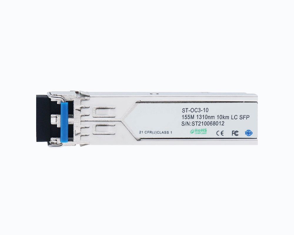 155Mbps 1310nm 10km SFP Optical Transceiver