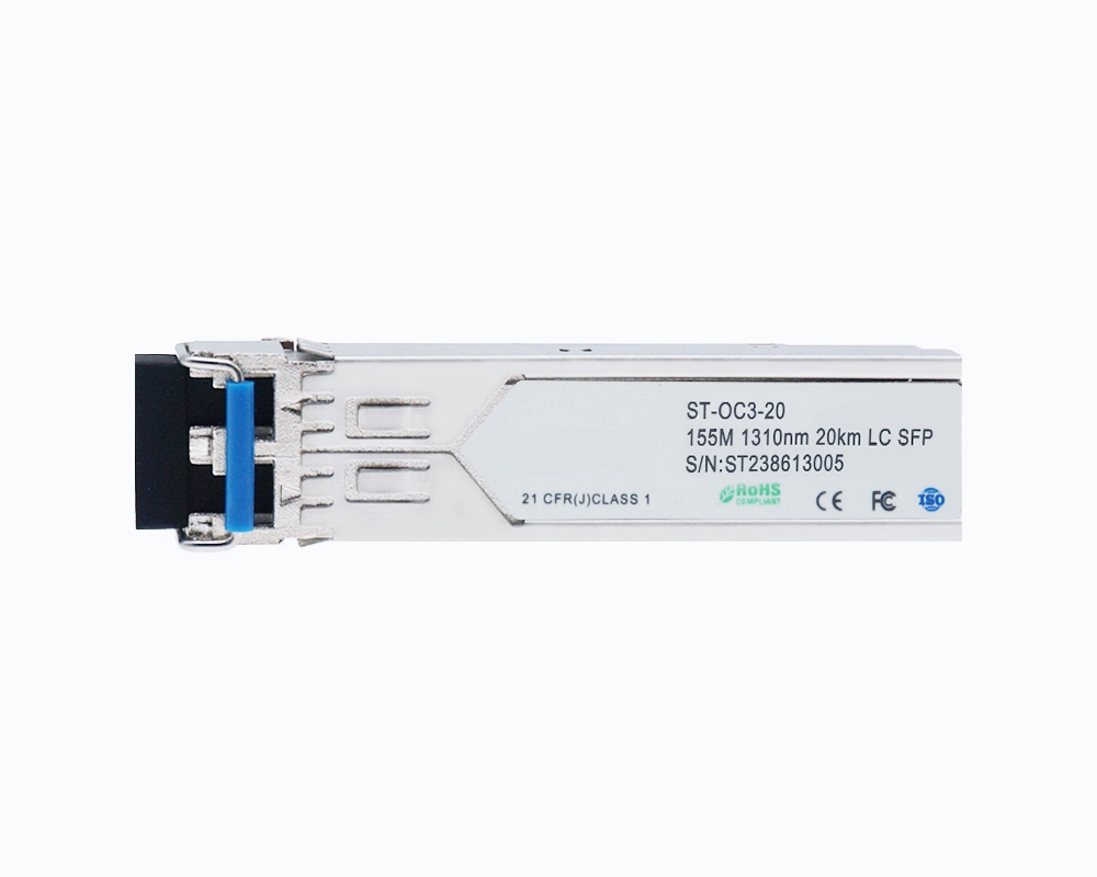 155Mbps 1310nm 20km compatible SFP  LC Optical Transceiver