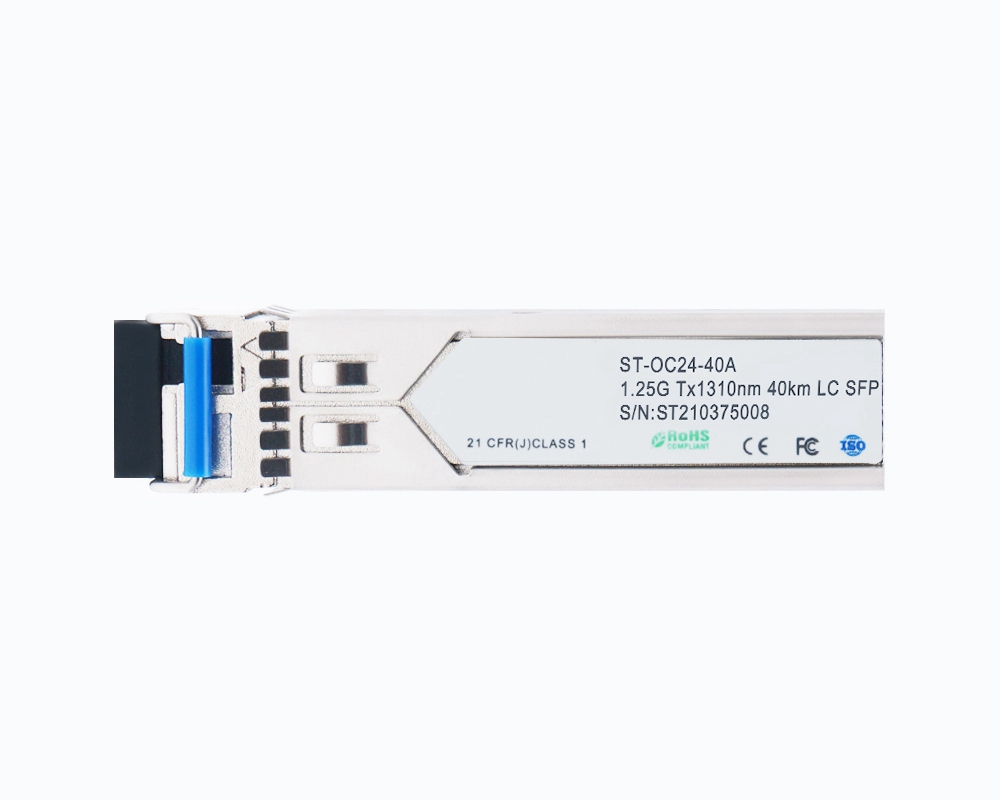 1.25G Tx1310/Rx1550nm 40km BIDI Compatible SFP Transceiver