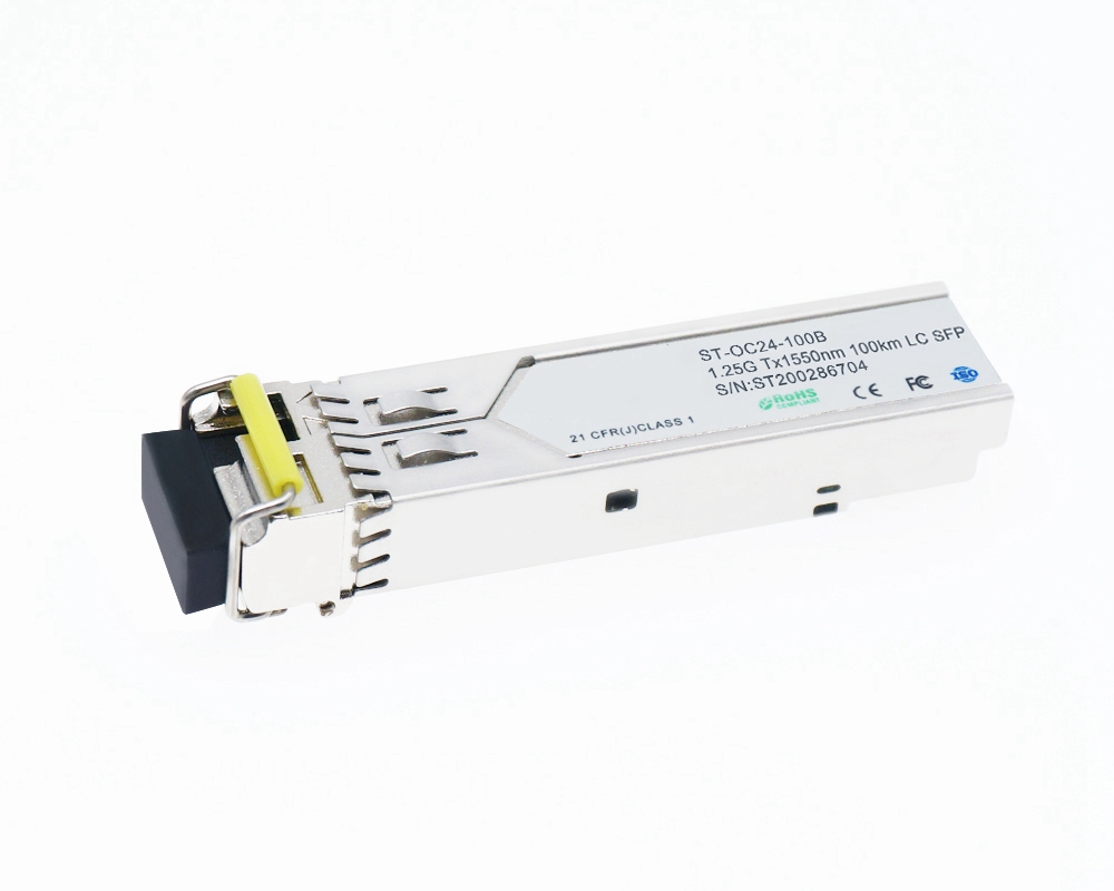 1.25G Tx1550/Rx1490nm 100km BIDI compatible SFP Transceiver