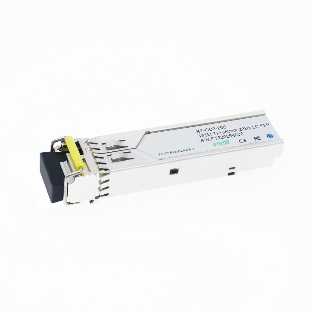 155Mbps BIDI Tx1490/Rx1310nm 20km Compatible SFP Transceiver