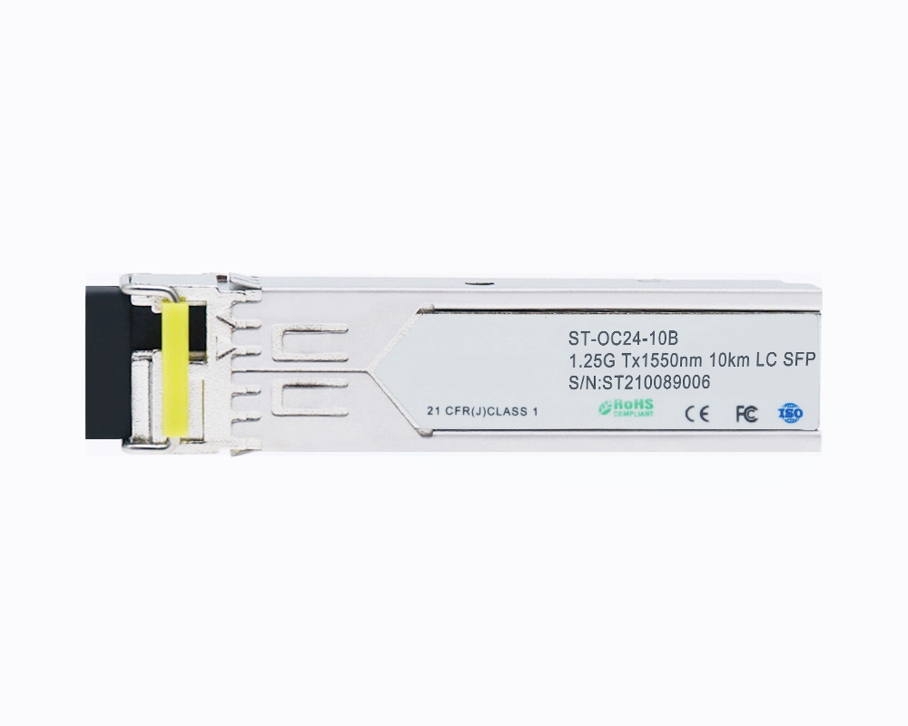 1.25Gbps Tx1550/Rx1310nm 10km SFP Bi-Directional Transceiver