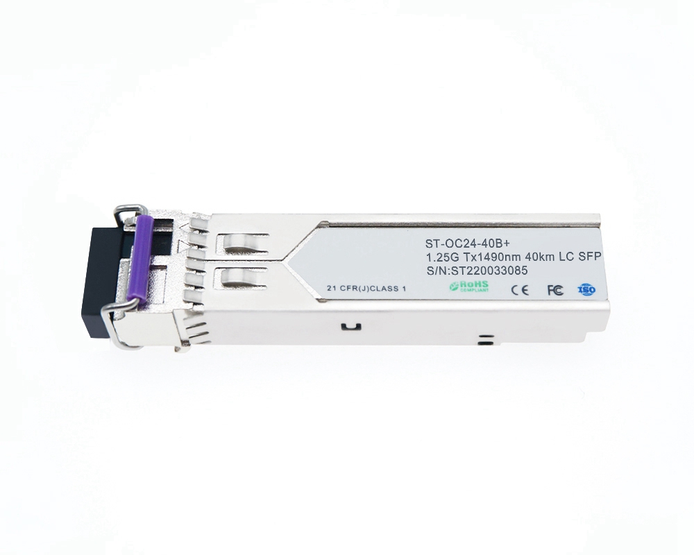 1.25Gbps Tx1490/Rx1310nm 40km SFP Bi-Directional Transceiver