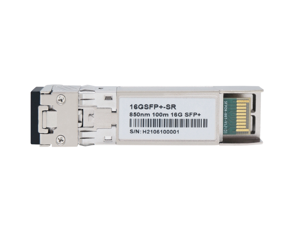 The SFP+ transceivers are high performance, cost effective modules supporting data rate of 14.025 Gbps.