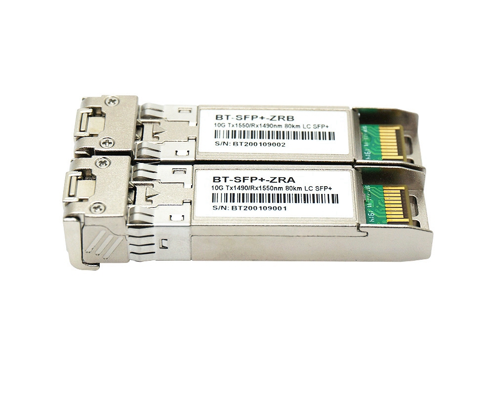 10G SFP+ 1490/1550nm 80km LC Compatible Transceiver