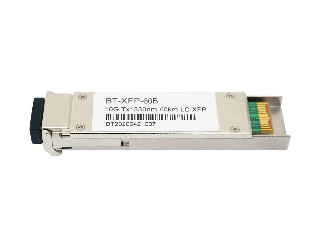 10Gbps 1270/1330nm 60km Compatible XFP Bi-Directional Transceiver