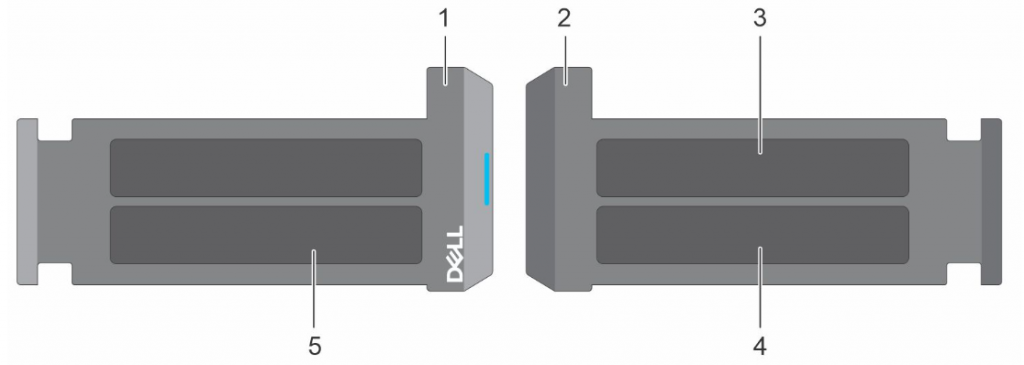 Figure 1. Locating the Express Service Code and Service tag