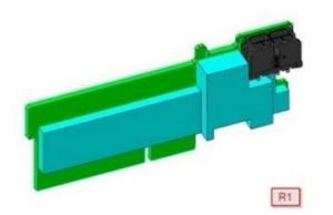 Figure 4 R1 Paddle (routes PCIe lanes to front backplane for additional NVMe)