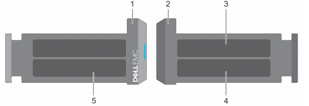 Locating the Express Service Code and Service tag