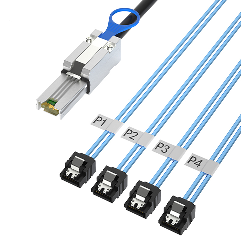 MINI SAS 26PIN SFF8088 TO 4x SATA 7PIN