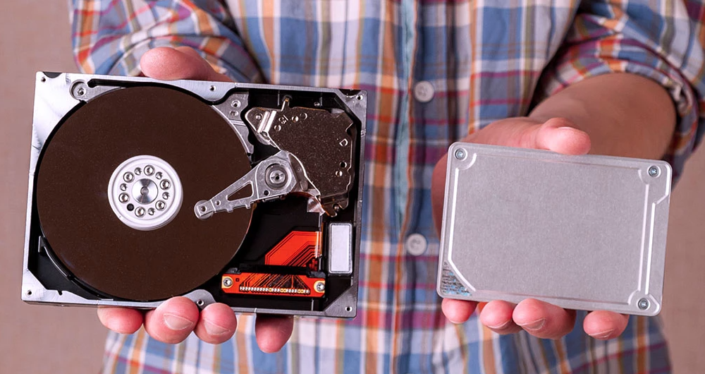 The difference between Mechanical hard disk (HDD) and Solid-state drives