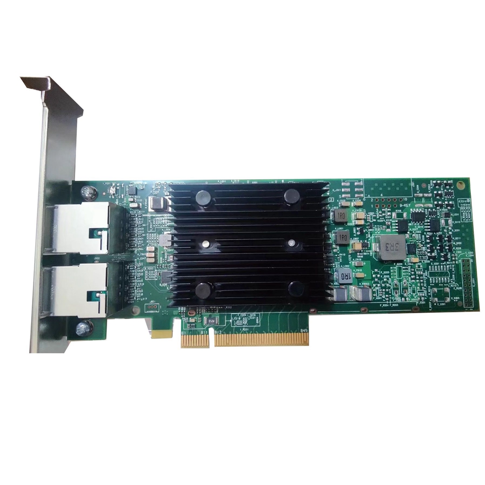 Двухпортовый адаптер Dell Broadcom 57416 10 Гбит Base-T, PCIe, полная высота/низкий профиль