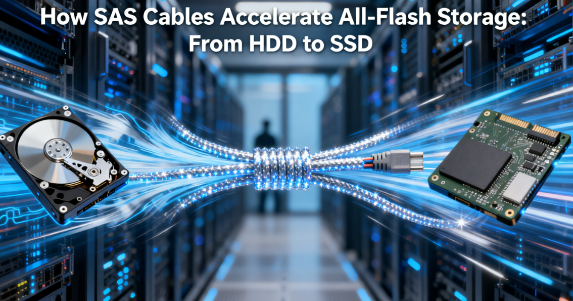 From HDD to SSD: How Do SAS Cables Ensure Smooth Acceleration for All-Flash Storage?