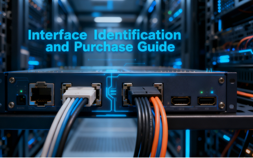 SAS Interface Identification and SAS-to-SAS Cable Selection Guide: How to Choose Models Like SFF8644 and SFF8088?