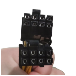 Dell R750 Server GPU Power Cable: Small 12-Pin to Dual 8-Pin Graphics Card Power Cable