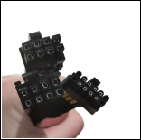 Dell R750 Server GPU Power Cable: Small 12-Pin to Dual 8-Pin Graphics Card Power Cable