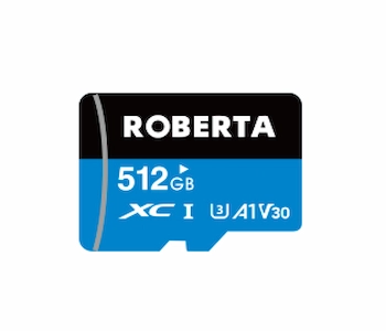 ROBERTA 512GB Memory Cards microSDHC U1 / Class 10 / V10